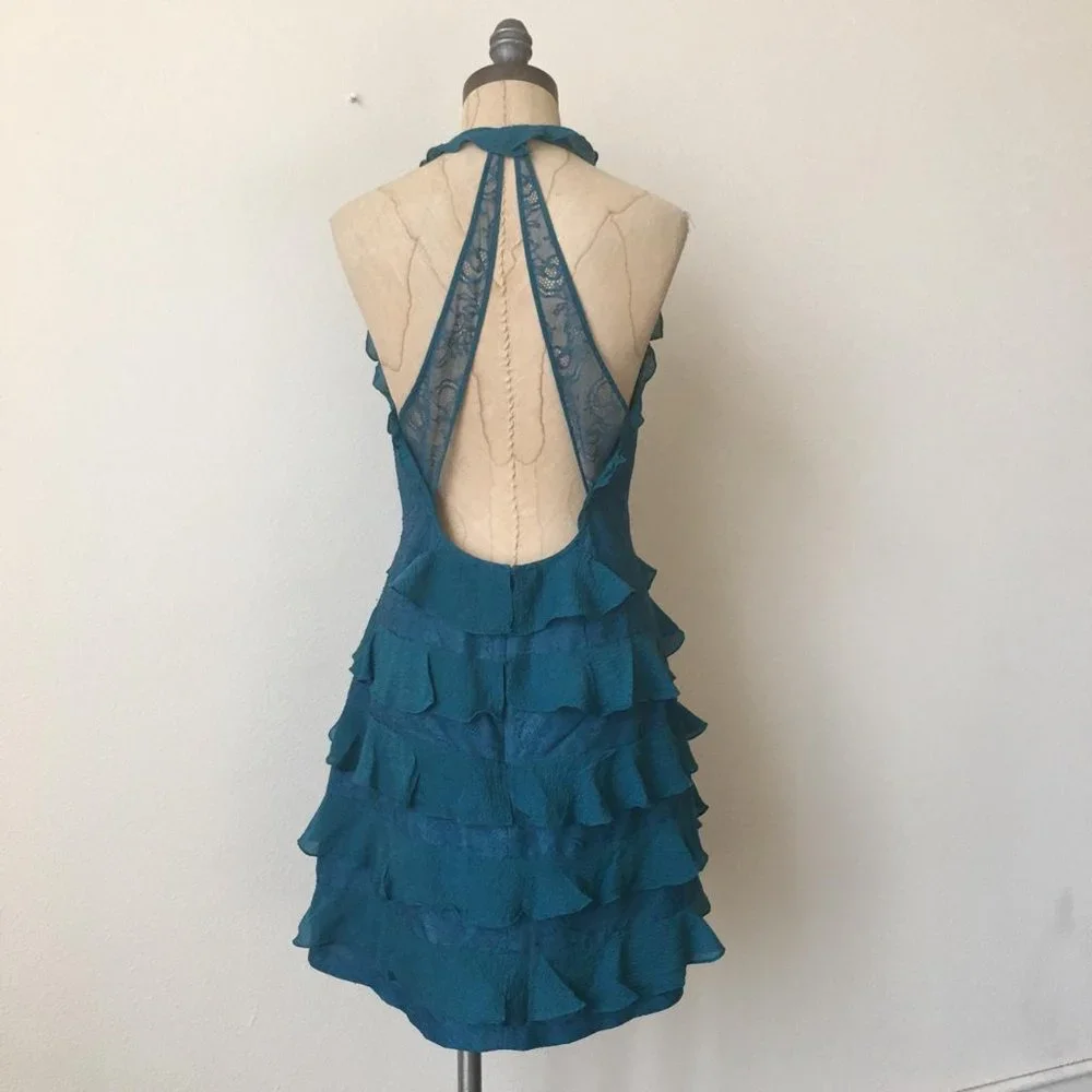 Rebecca Taylor Tiered Ruffle Dress - Picture 4 of 7